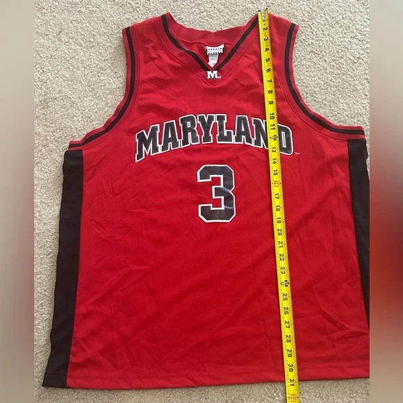 Y2K Maryland Terrapins #3 Foot Locker Adult XL Basketball Jersey - Picture 7 of 7